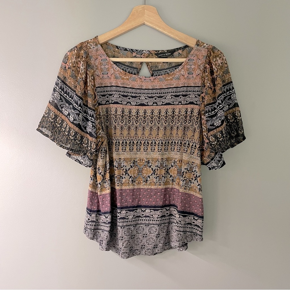 Lucky brand cute patterned top